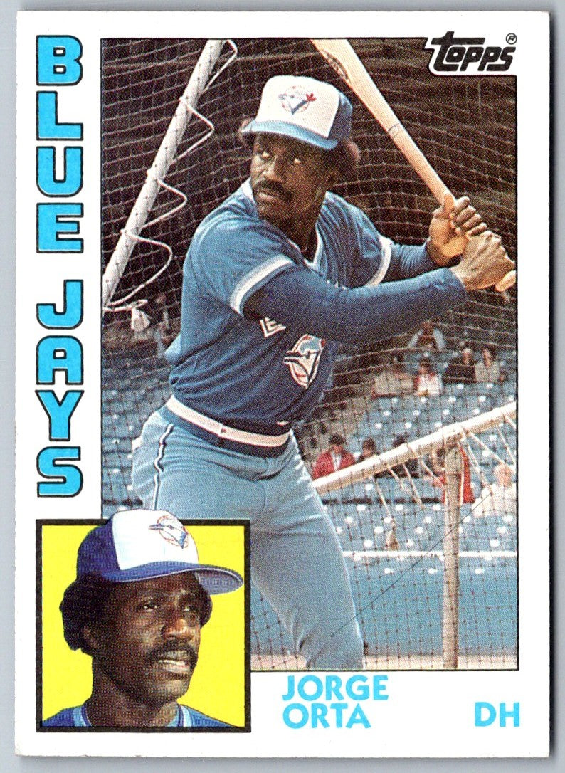 1984 Topps Jorge Orta