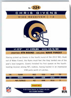 2013 Score Chris Givens #324