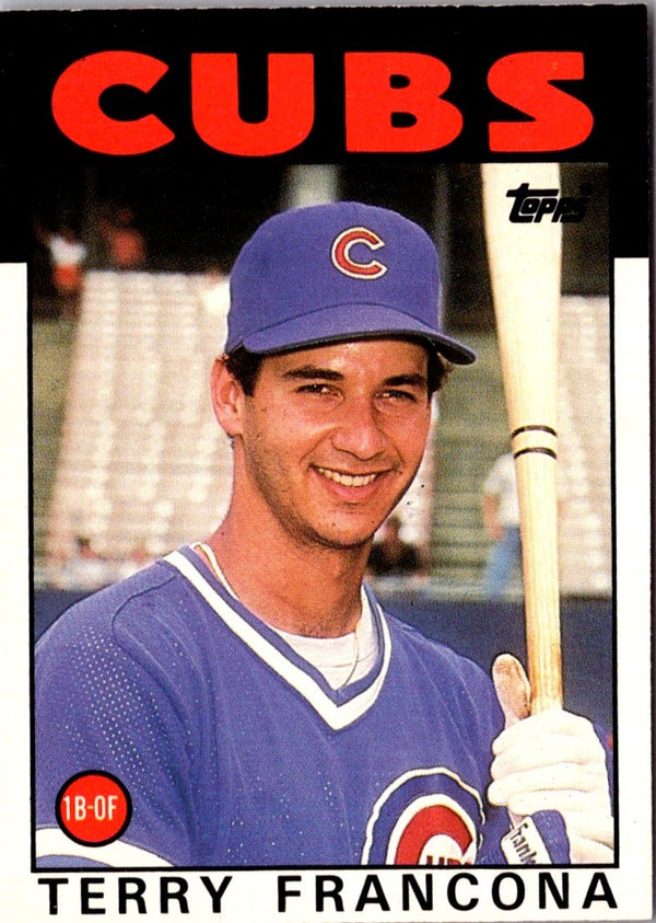 1986 Topps Traded Terry Francona #38T