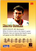 1995 Playoff Prime Heath Shuler #25