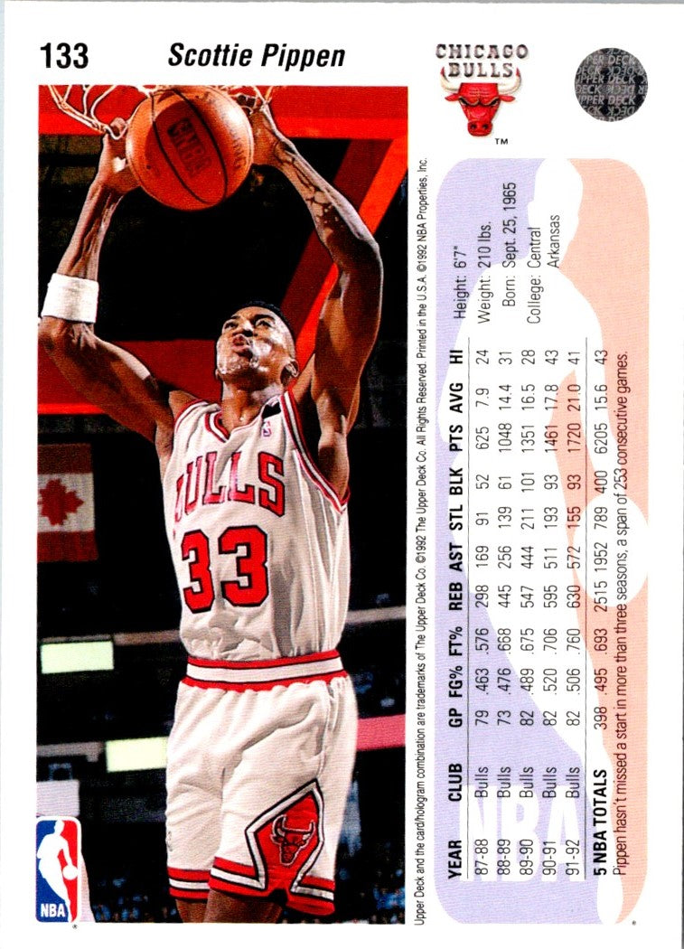 1992 Upper Deck Scottie Pippen