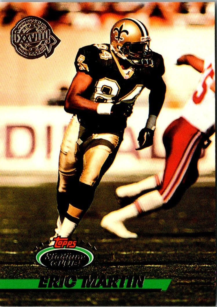 1993 Stadium Club Super Teams Bowl Eric Martin