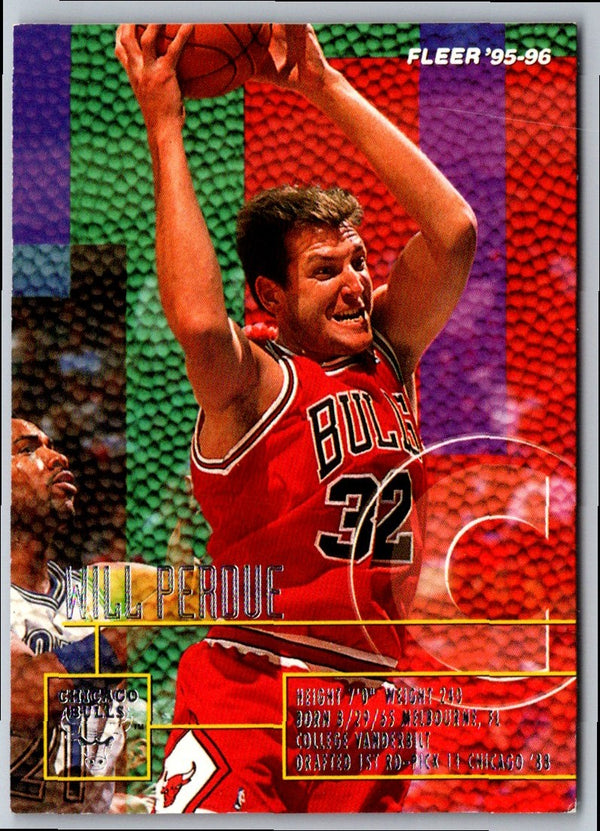 1995 Fleer European Will Perdue #25