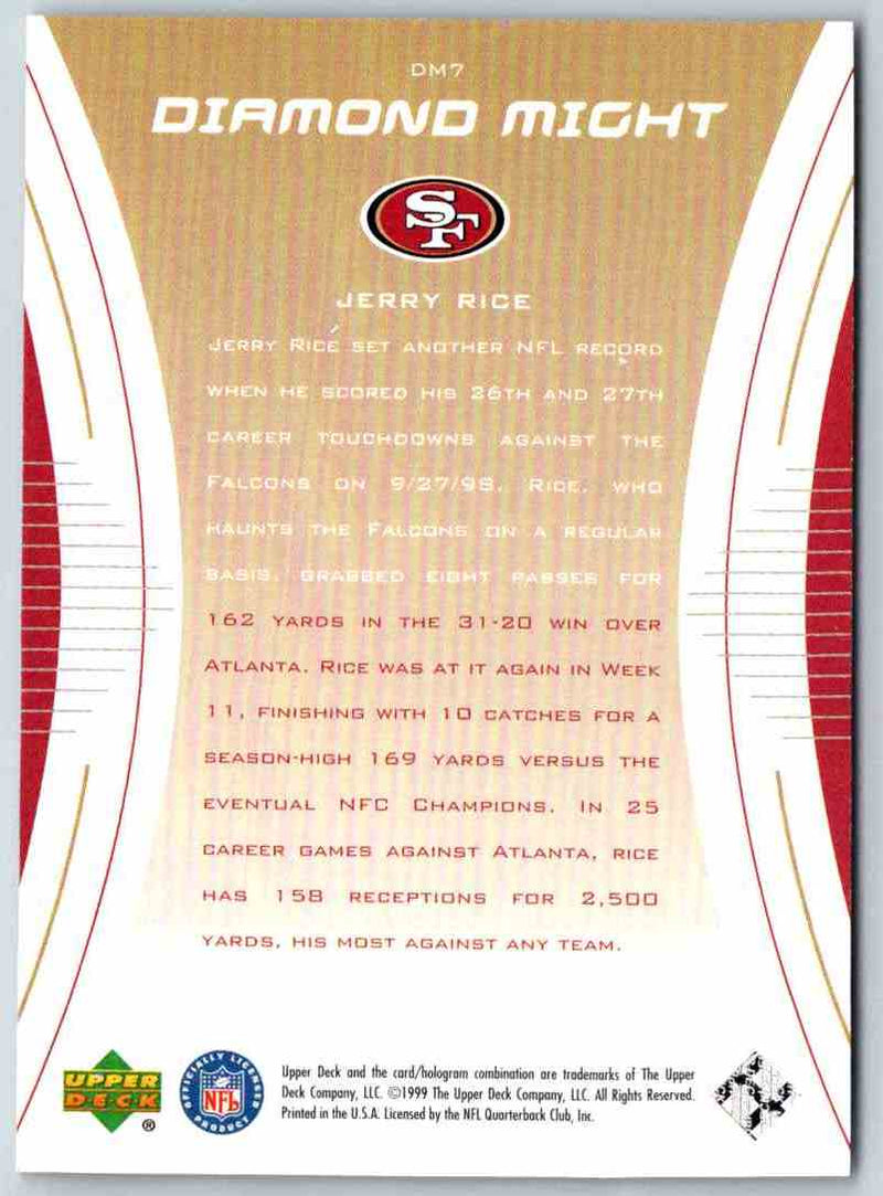 1999 Upper Deck Black Diamond Jerry Rice