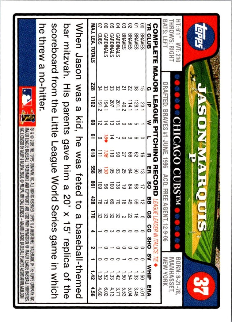 2008 Topps Jason Marquis