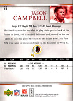 2007 Upper Deck First Edition Jason Campbell #97