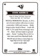 2012 Topps Magic Steven Jackson