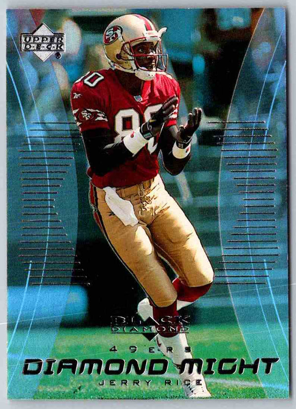 1999 Upper Deck Black Diamond Jerry Rice #DM7