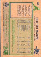 1983 O-Pee-Chee Hector Marini #235 Rookie