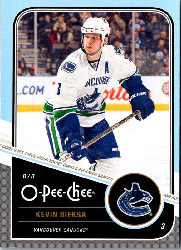 2011 O-Pee-Chee Kevin Bieksa #3