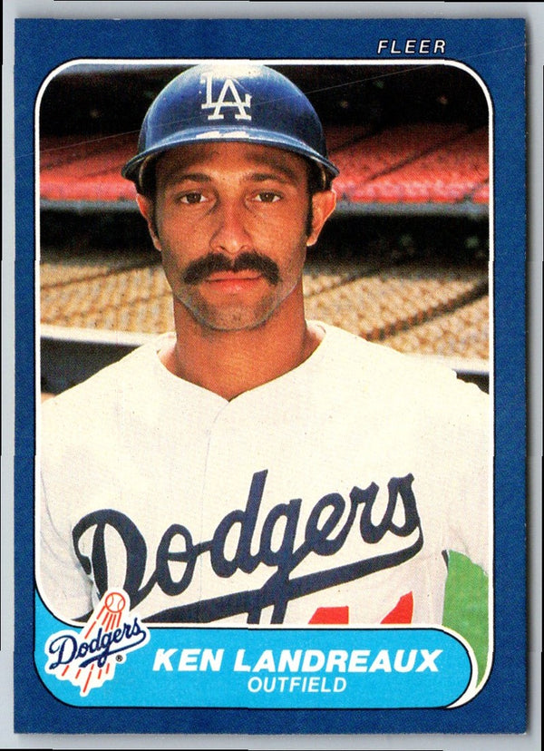 1986 Fleer Ken Landreaux #134