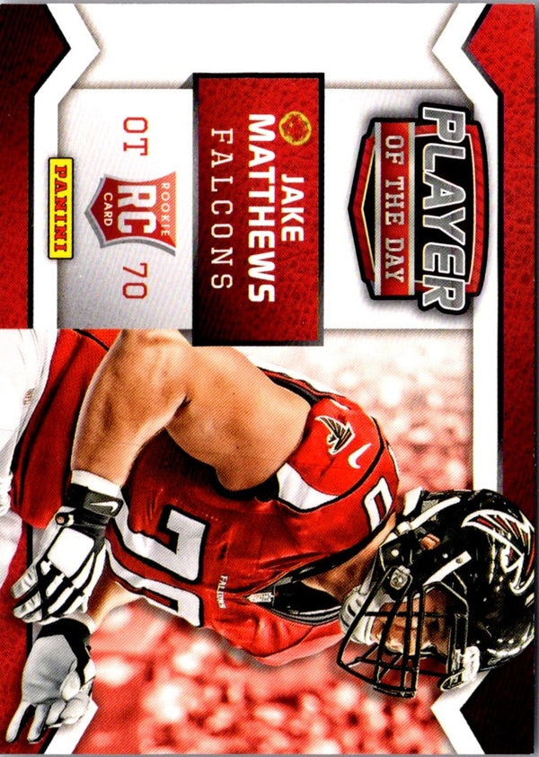 2014 Panini Player Of The Day Jake Matthews #RC-6