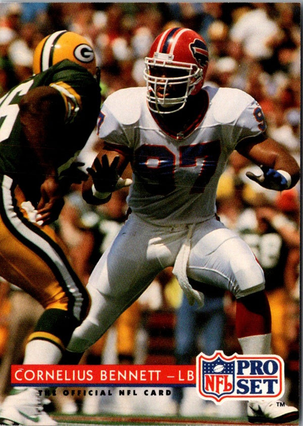 1992 Pro Set Cornelius Bennett #92