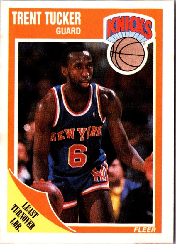 1989 Fleer Trent Tucker #105