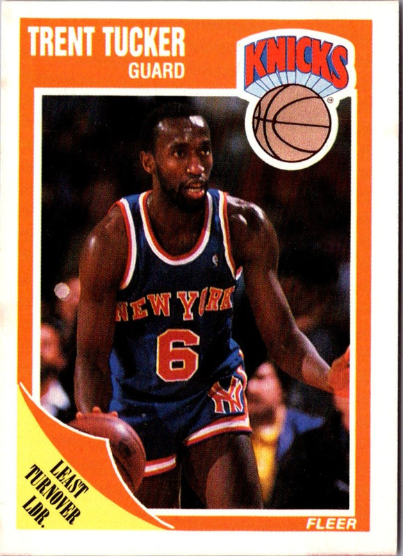 1989 Fleer Trent Tucker #105