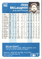 1984 Fleer Joey McLaughlin #162