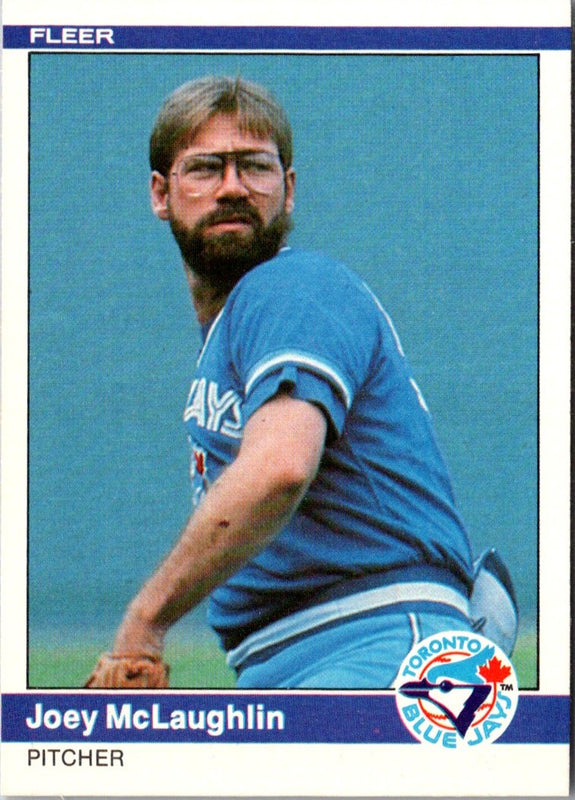 1984 Fleer Joey McLaughlin #162