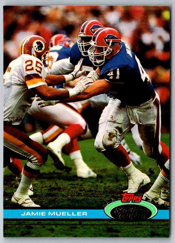 1991 Topps Stadium Club Football Jamie Mueller #211