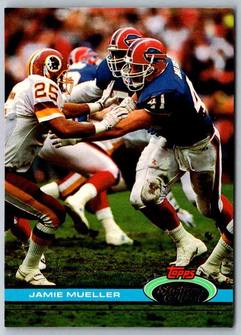 1991 Topps Stadium Club Football Jamie Mueller