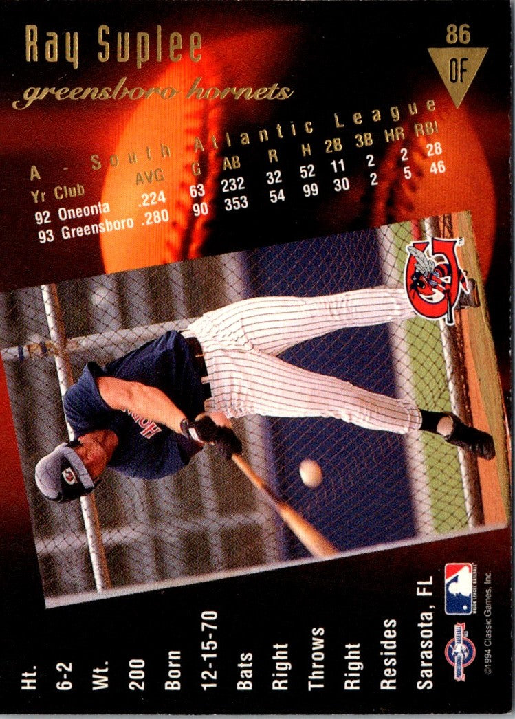1994 Classic Best Gold Ray Suplee