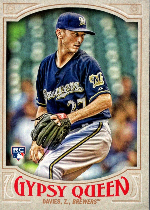 2016 Topps Gypsy Queen Zach Davies #298 Rookie