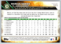 2016 Topps Marcus Semien #105