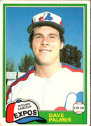 1981 Topps Dave Palmer
