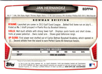 2013 Bowman Draft Picks & Prospects Chrome Jan Hernandez #BDPP44