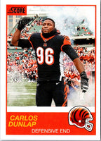 2019 Score Carlos Dunlap #98