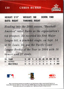2005 Donruss Studio Chris Burke