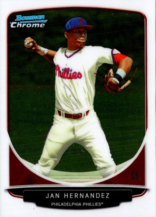 2013 Bowman Draft Picks & Prospects Chrome Jan Hernandez #BDPP44