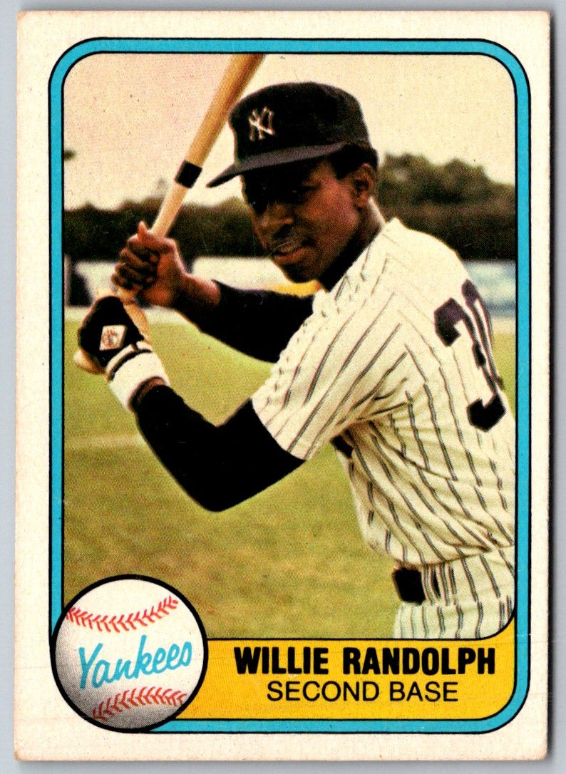 1981 Fleer Willie Randolph