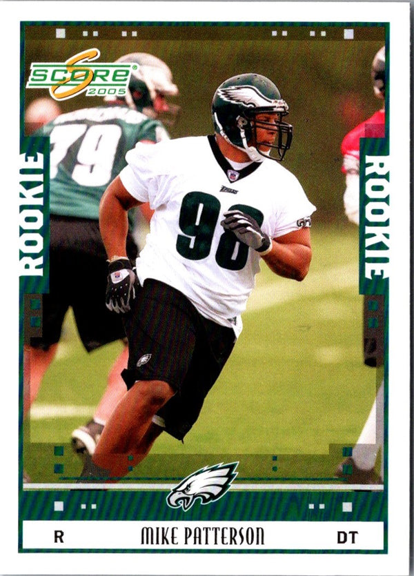 2005 Score Mike Patterson #357 Rookie