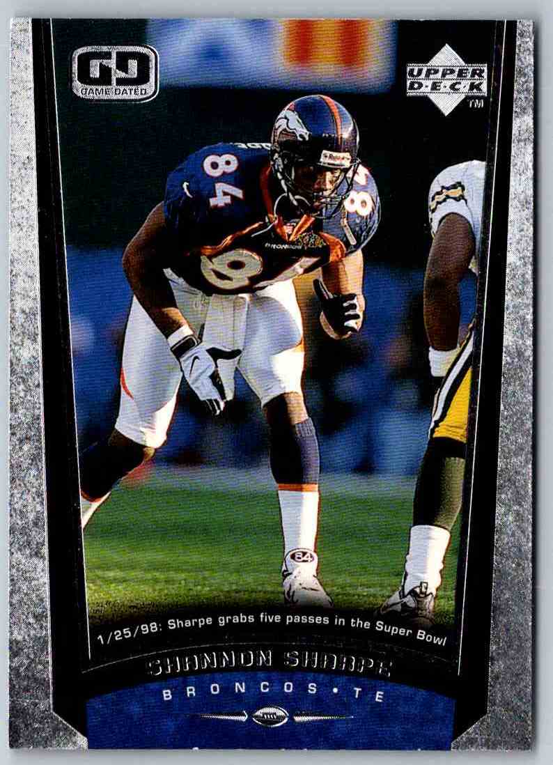 1998 Upper Deck Shannon Sharpe