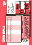 1989 Fleer Johnny Newman