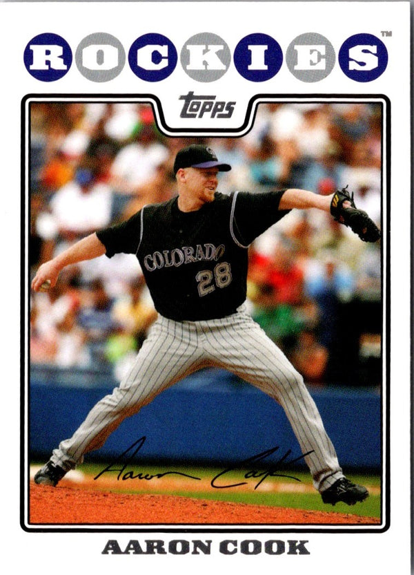 2008 Topps Aaron Cook #34