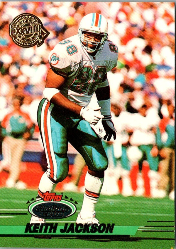 1993 Stadium Club Super Teams Bowl Keith Jackson #186