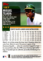 2000 Topps Miguel Tejada #187