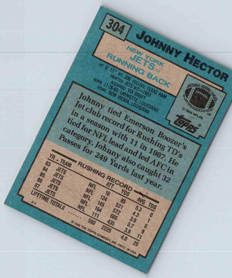 1988 Topps Johnny Hector