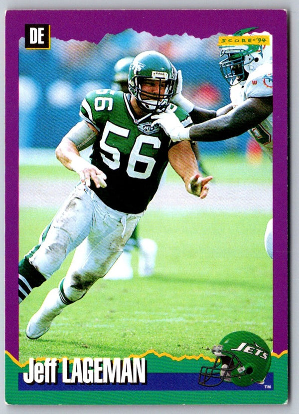 1994 Score Jeff Lageman #169