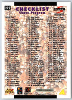 1996 Score Checklist #275