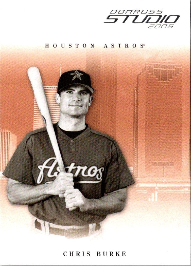 2005 Donruss Studio Chris Burke
