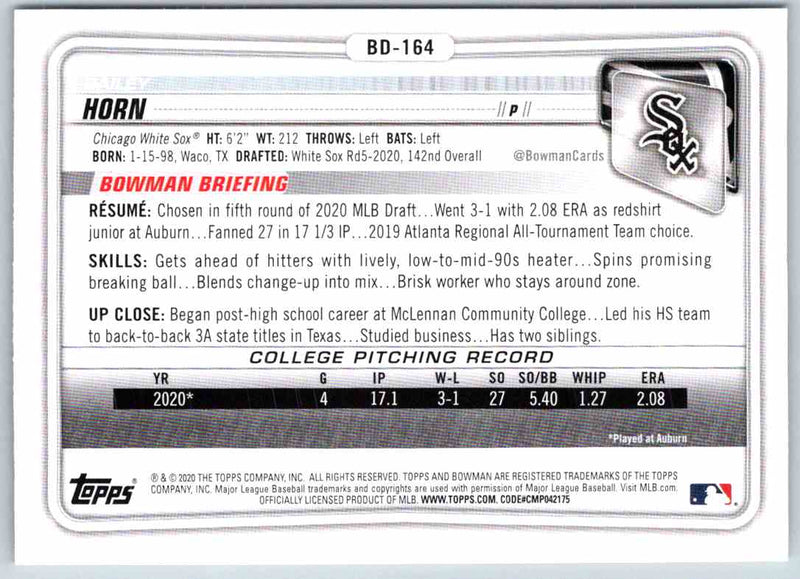 2020 Bowman Bailey Horn