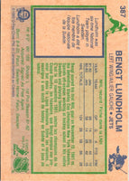 1983 O-Pee-Chee Bengt Lundholm #387