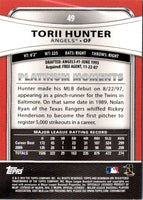 2010 Bowman Platinum Torii Hunter #49