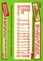 1985 Topps Traded Bill Caudill #19T