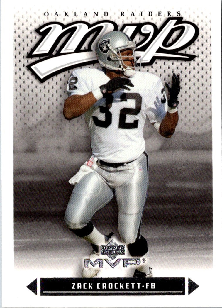 2003 Upper Deck MVP Zack Crockett