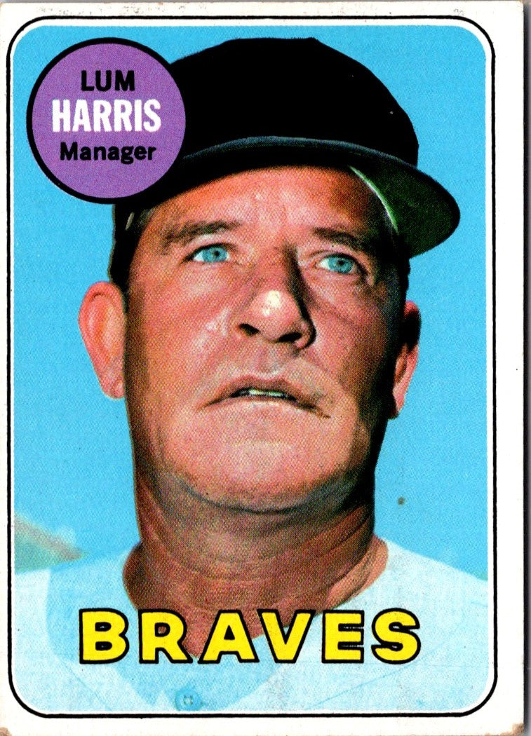 1969 Topps Lum Harris