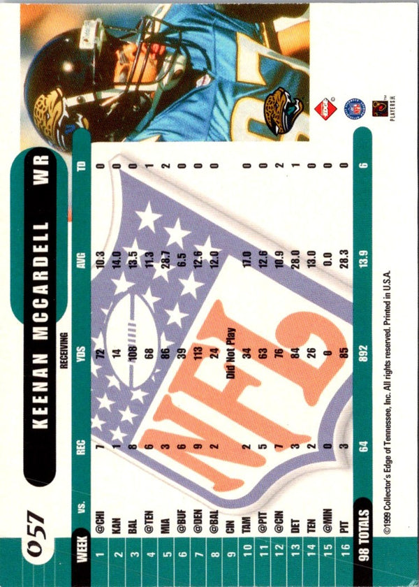 1999 Stadium Club Keenan McCardell #14