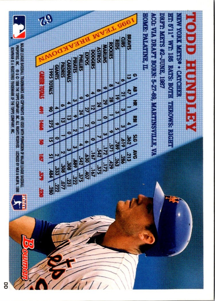 1996 Bowman Todd Hundley